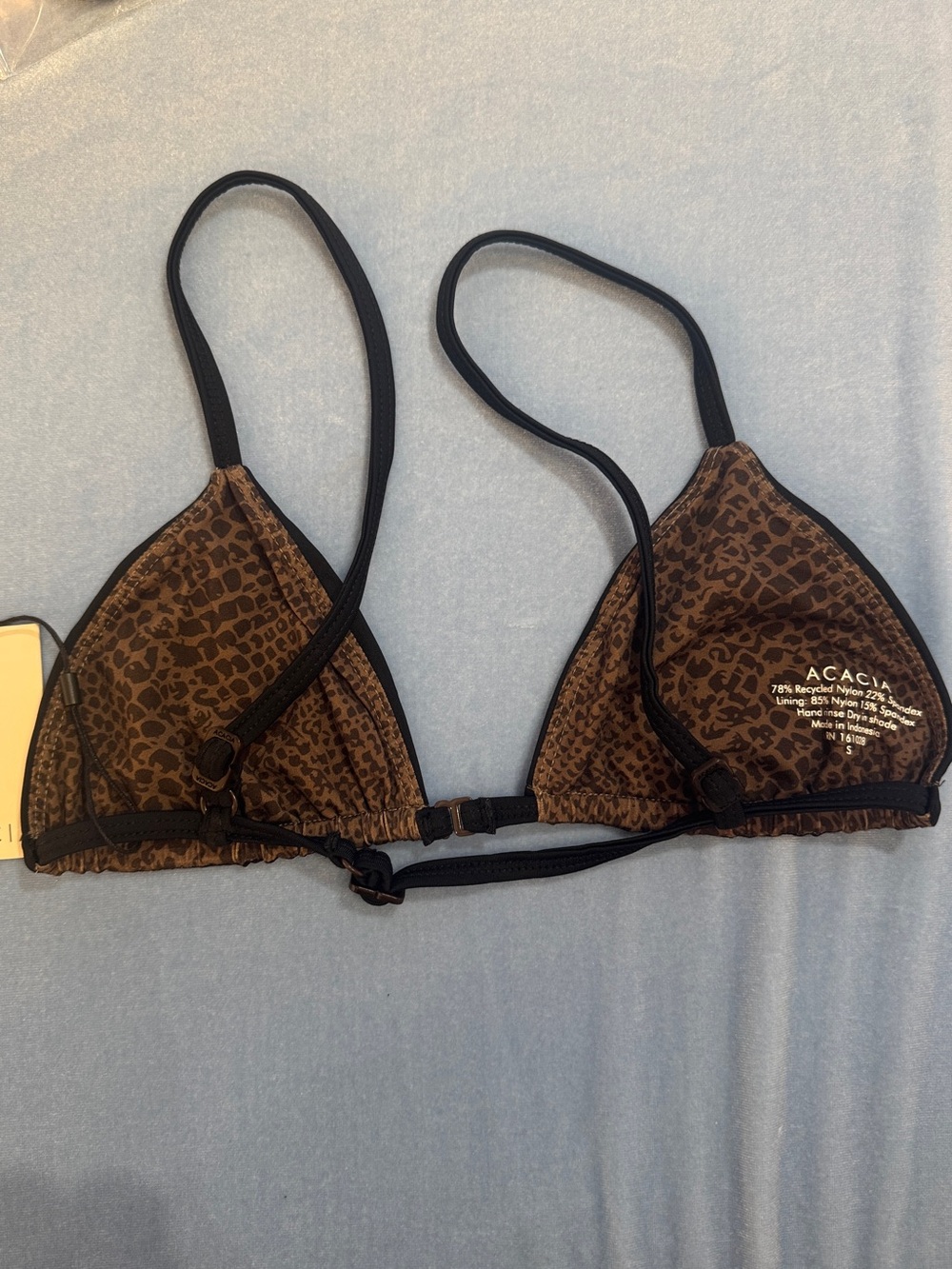 Acacia Wren Black Bikini Top NWT, S and XL - Picture 3 of 7